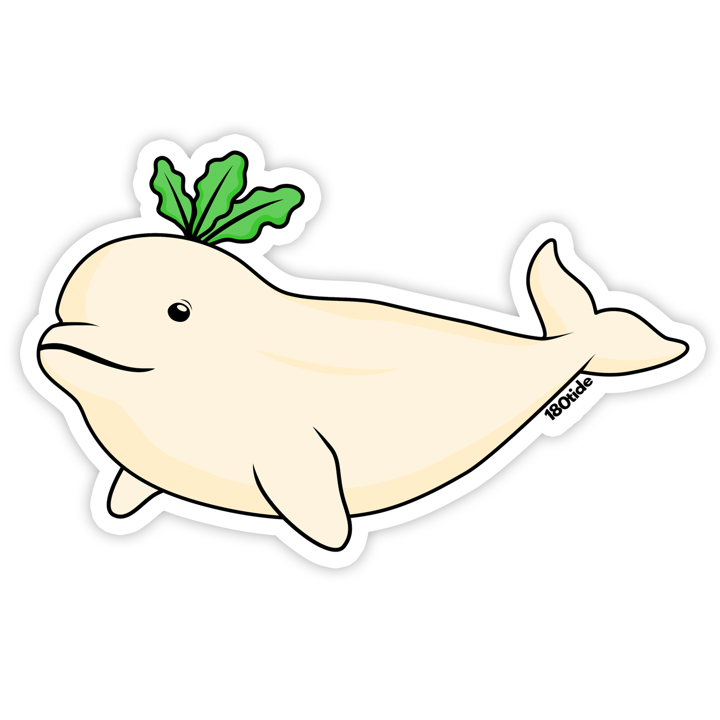 Beluga Turnip Sticker