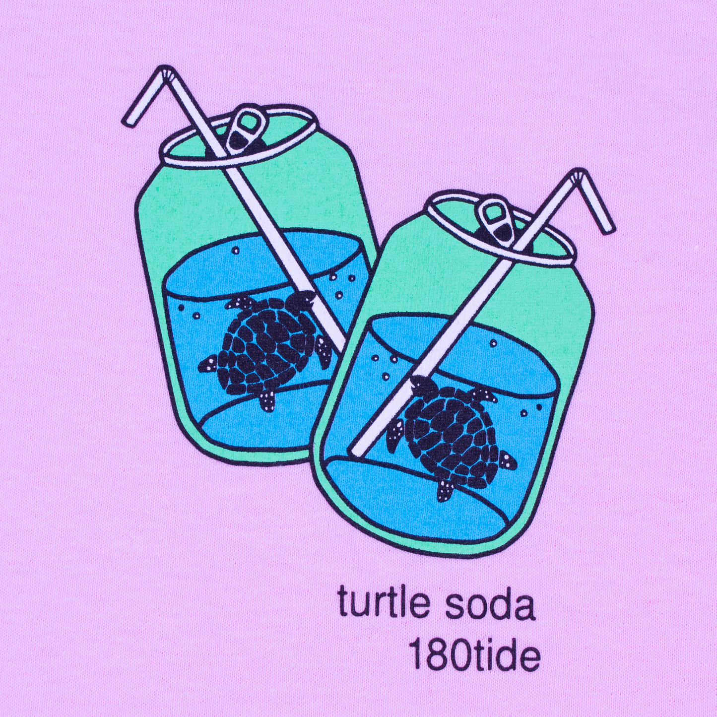 Turtle Soda Pink Short Sleeve Tee