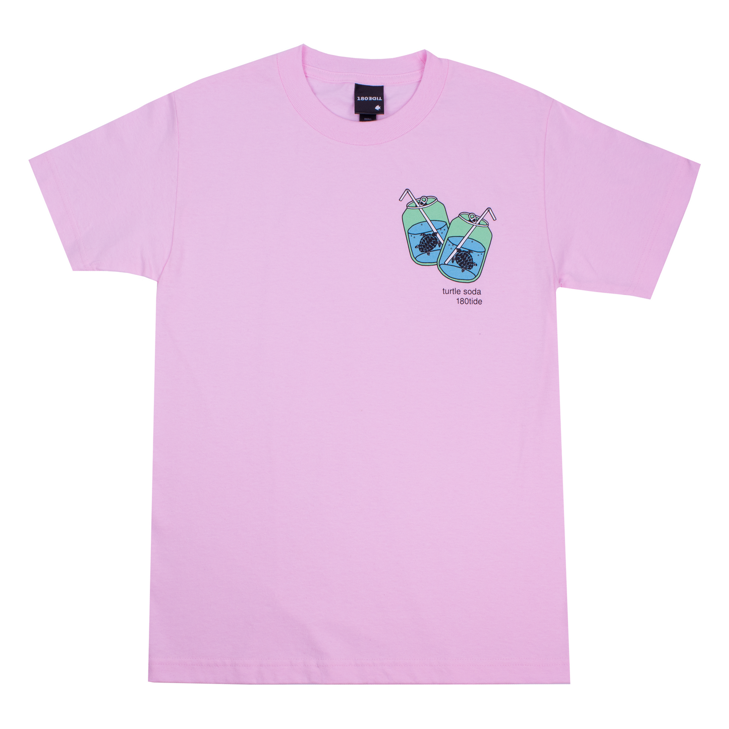 Turtle Soda Pink Short Sleeve Tee