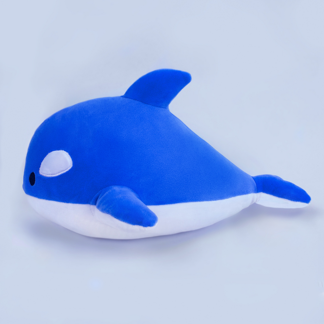 Calypso the Blueberry Orca Plush – Special Chonky Edition, side view