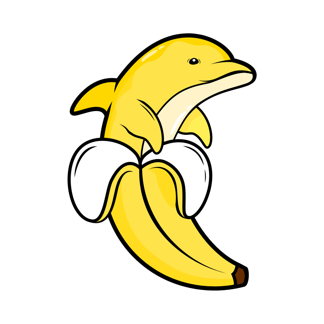Bandan the Banana Dolphin