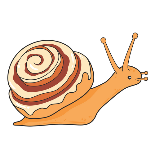Cassia The Cinnamon Roll Snail