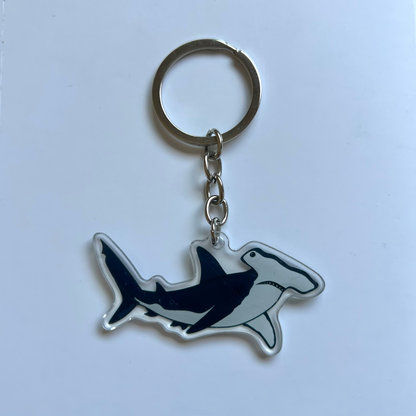 Hammerhead Shark Acrylic Keychain