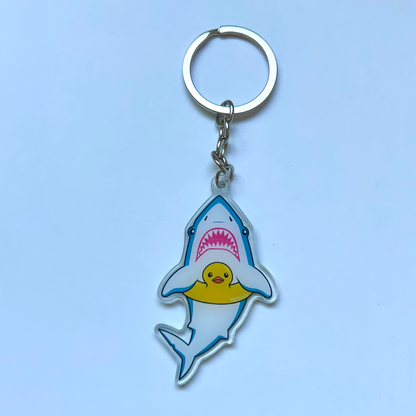 Samson the Shark Acrylic Keychain