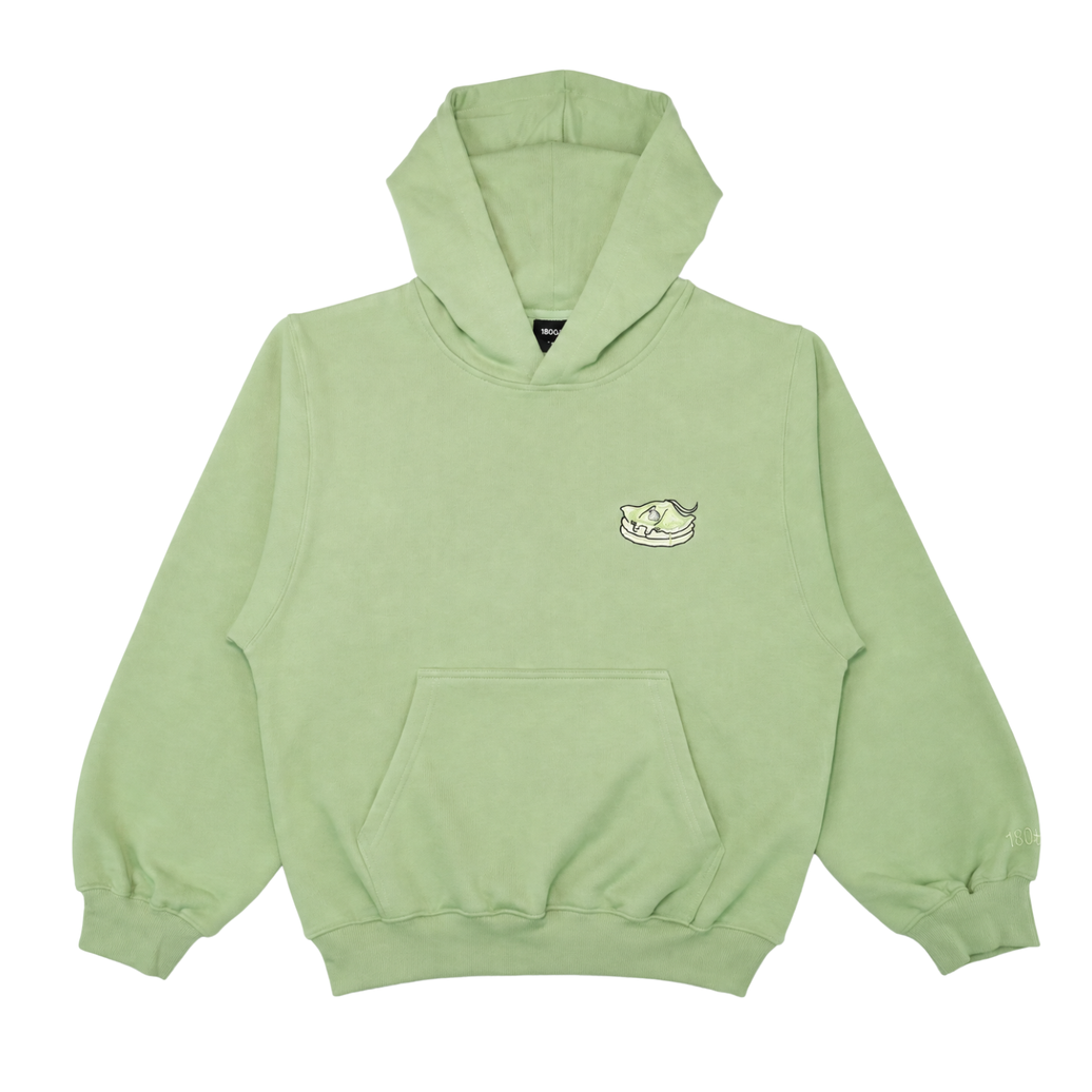 Matcha Stacks the Pancake Manta Ray Hoodie – Matcha Green