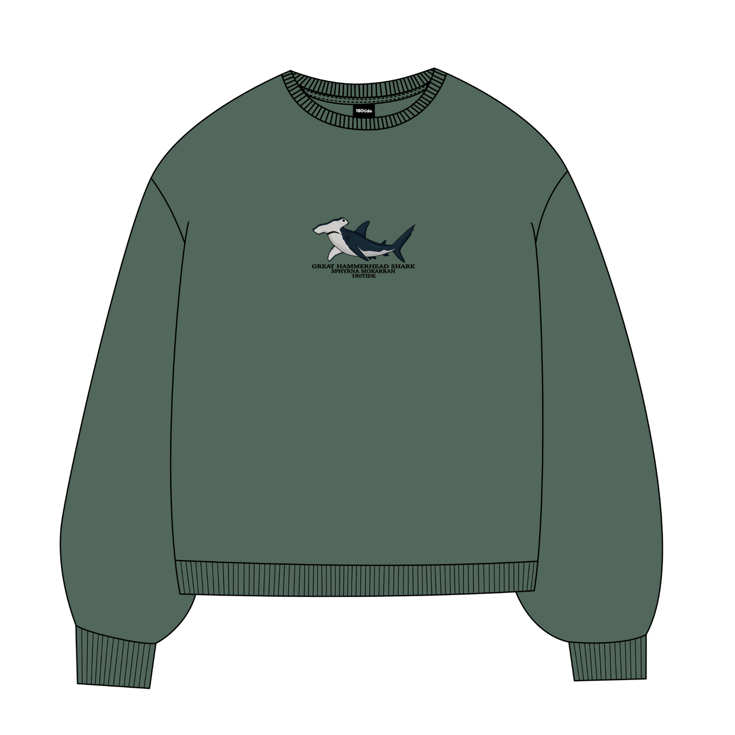Shark crewneck clearance
