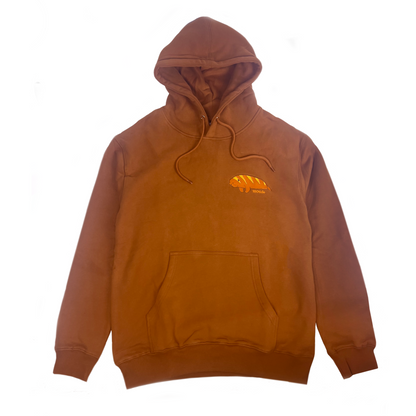 Louis the Baguette Manatee Copper Brown Hoodie