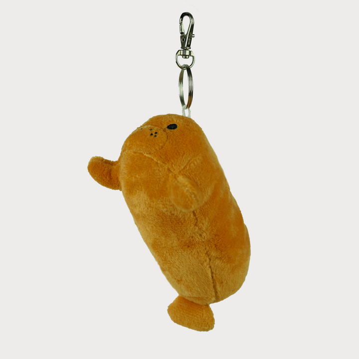 Louis the Baguette Manatee Plush Keychain