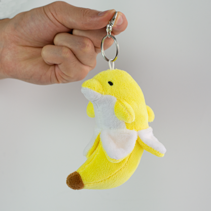 BanDan the Banana Dolphin Plush Keychain