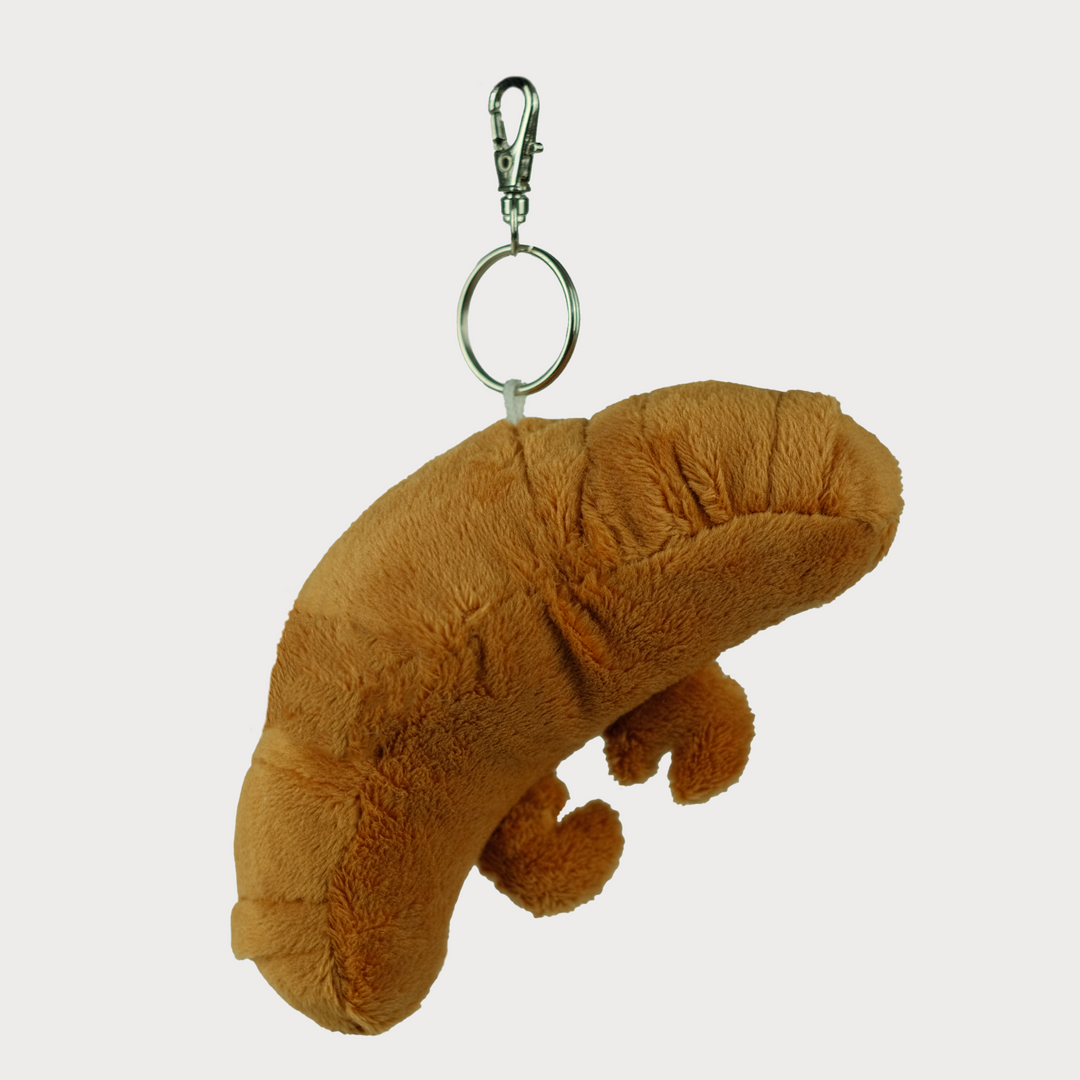Tank the Croissant Crab Plush Keychain
