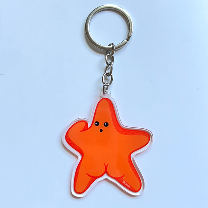 Starfish Buns Acrylic Keychain