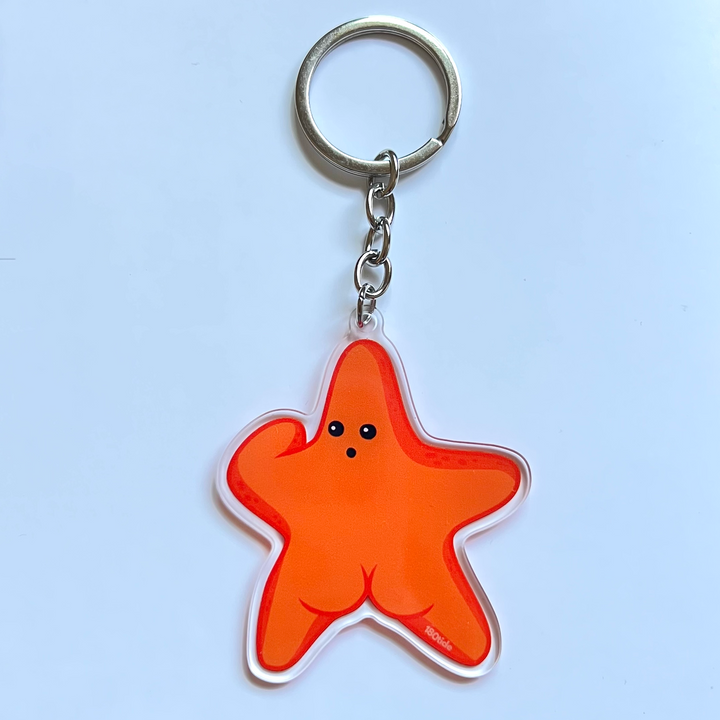Starfish Buns Acrylic Keychain