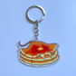 Stacks Manta Ray Pancakes Acrylic Keychain
