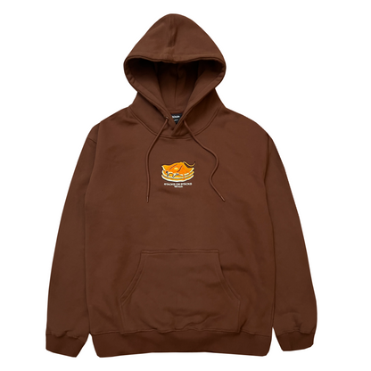 Stacks Manta Ray Pancakes Brown Hoodie