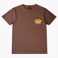 Stacks Pancake Manta Ray Brown Short Sleeve Tee