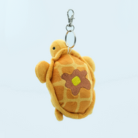 Maple the Waffle Turtle Plush Keychain