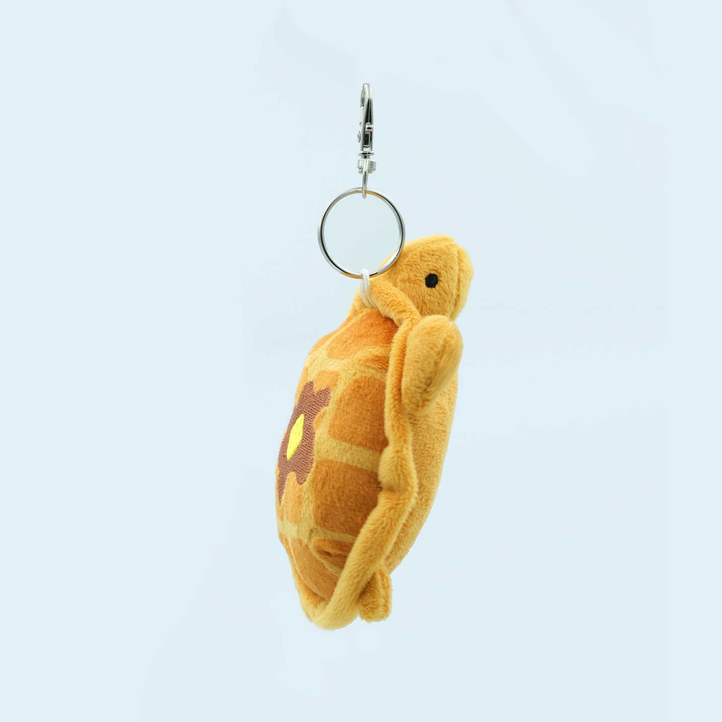 Maple the Waffle Turtle Plush Keychain