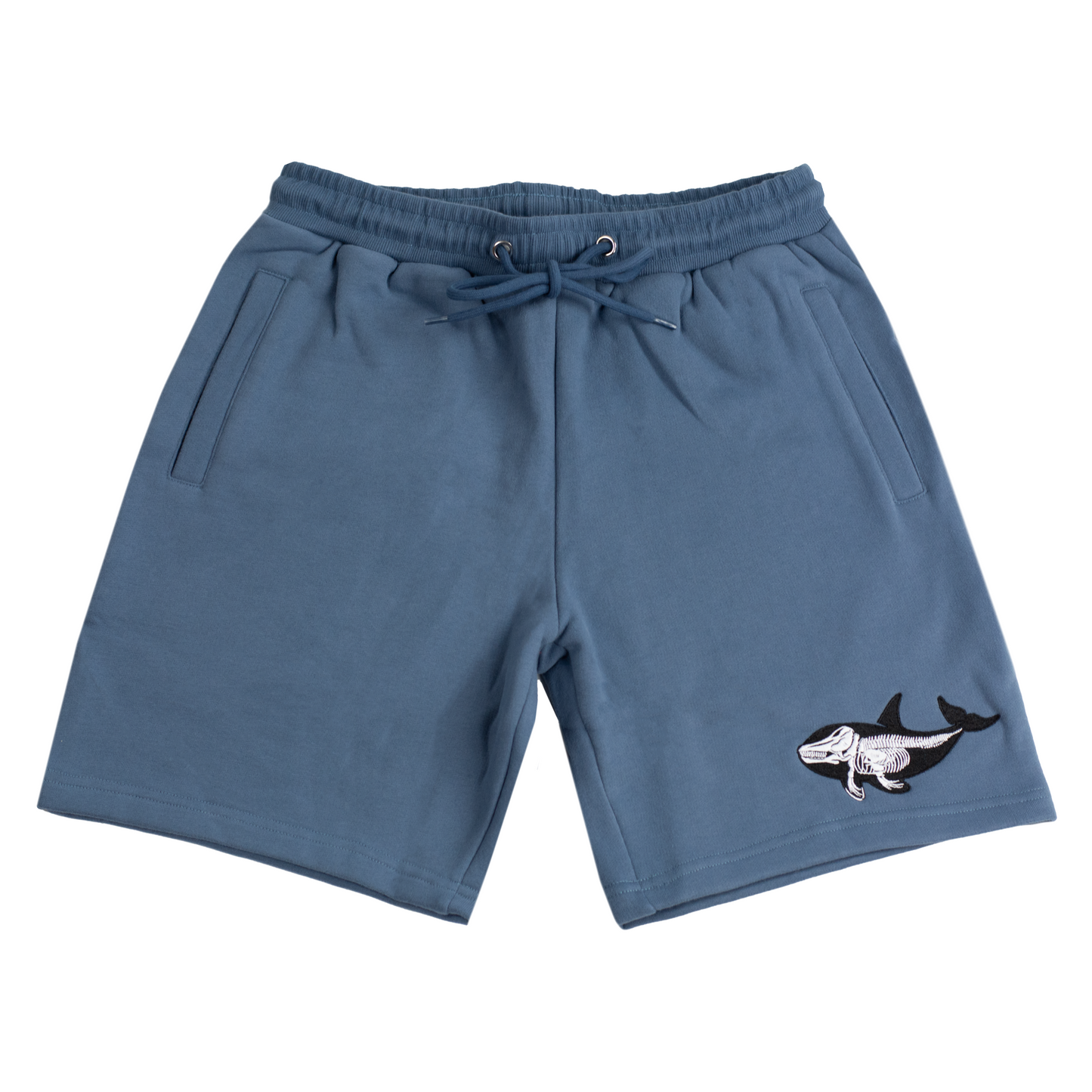 Killer Whale Skeleton Stone Sweatshorts 7"