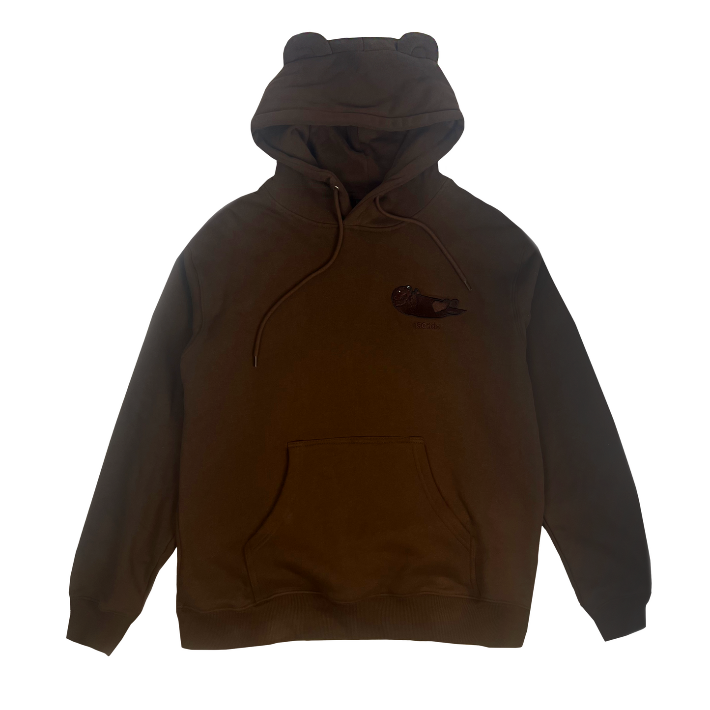 Sea Otter Ears Brown Hoodie