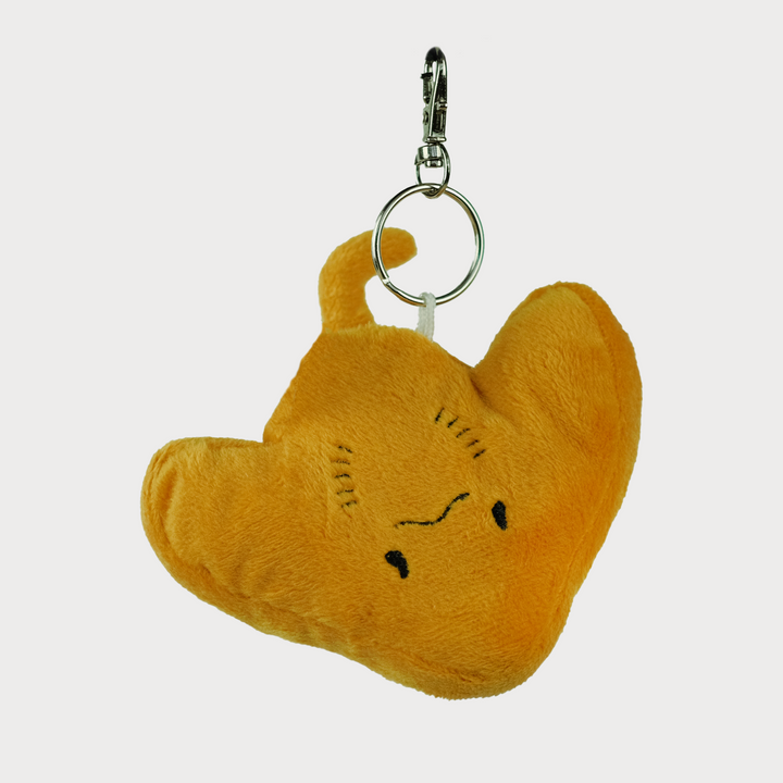 Slice the Pizza Stingray Plush Keychain