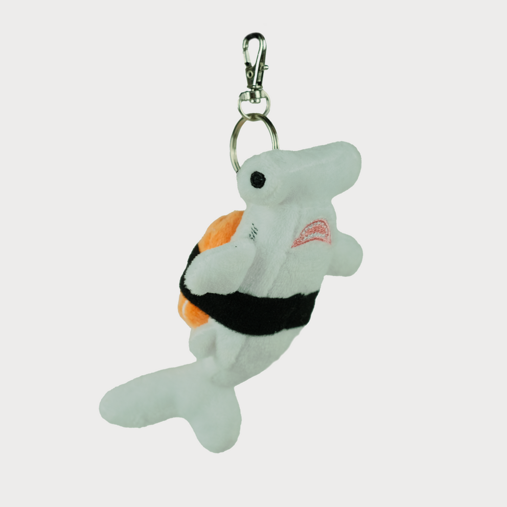 Takashi the Sushi Hammerhead Shark Plush Keychain