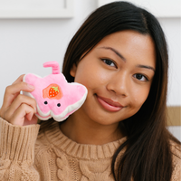 Strawberry Stacks the Pancake Manta Ray Miniature Plush