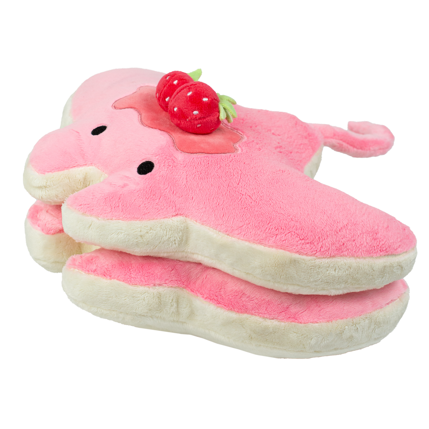 Stacks the Strawberry Manta Ray Pancakes Plush