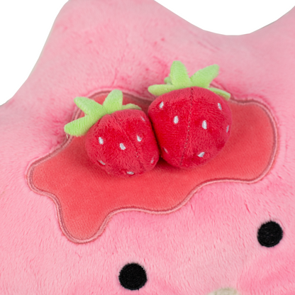 Stacks the Strawberry Manta Ray Pancakes Plush