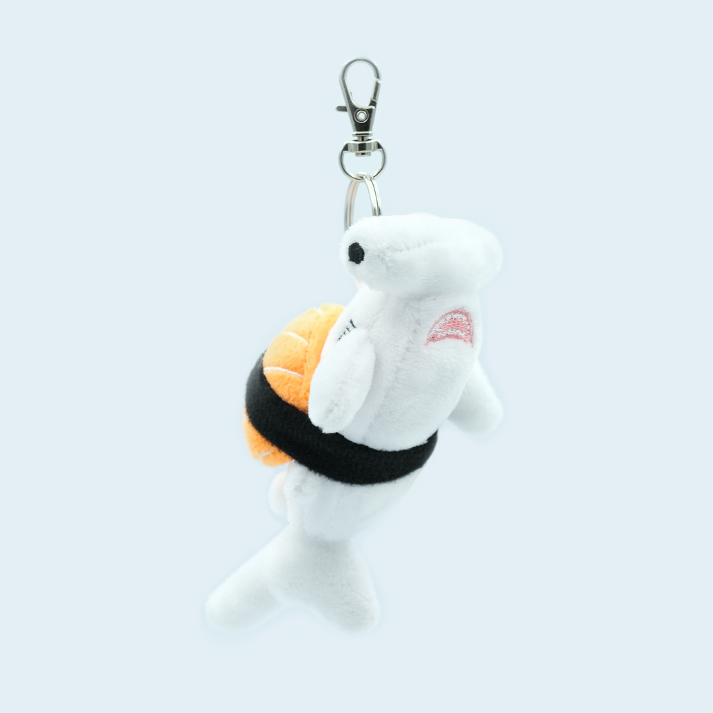 Takashi the Sushi Hammerhead Shark Plush Keychain
