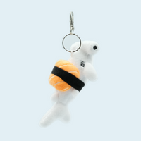 Takashi the Sushi Hammerhead Shark Plush Keychain
