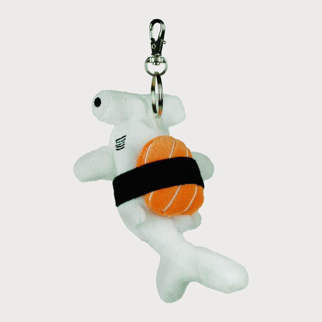 Takashi the Sushi Hammerhead Shark Plush Keychain