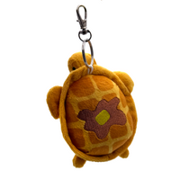 Maple the Waffle Turtle Plush Keychain
