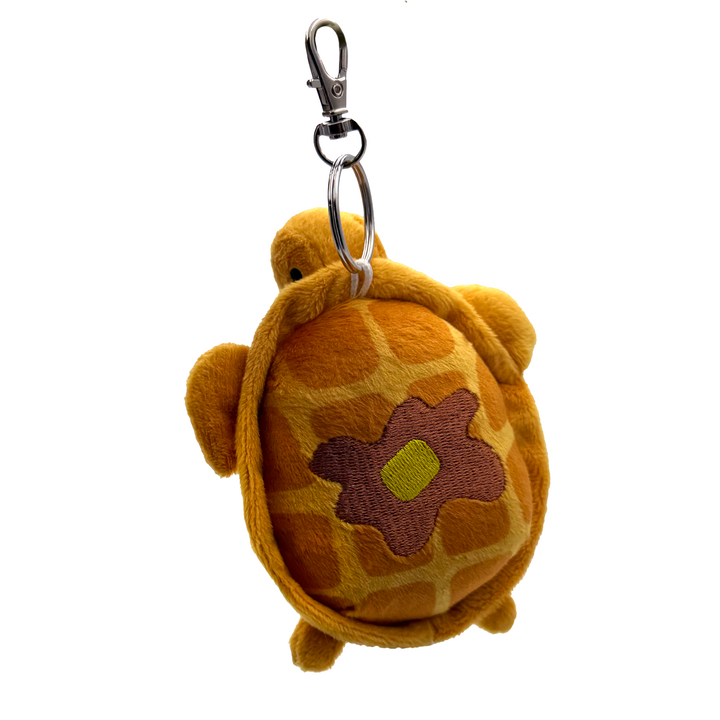 Maple the Waffle Turtle Plush Keychain