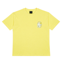 Bandan Banana Dolphin Milk Tee in Banana Yellow, front view