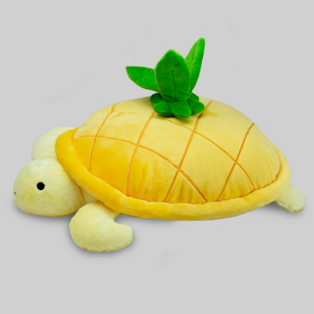 Bolo the Pineapple Turtle Plush, front view