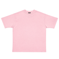Kelsa Strawberry Seal Milk Tee in Strawberry Pink, back view