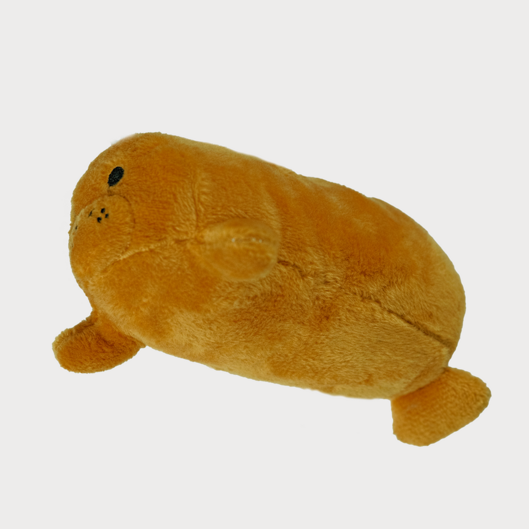 Louis the Baguette Manatee Miniature Plush, side view