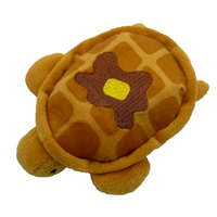 Maple the Waffle Turtle Miniature Plush, top view