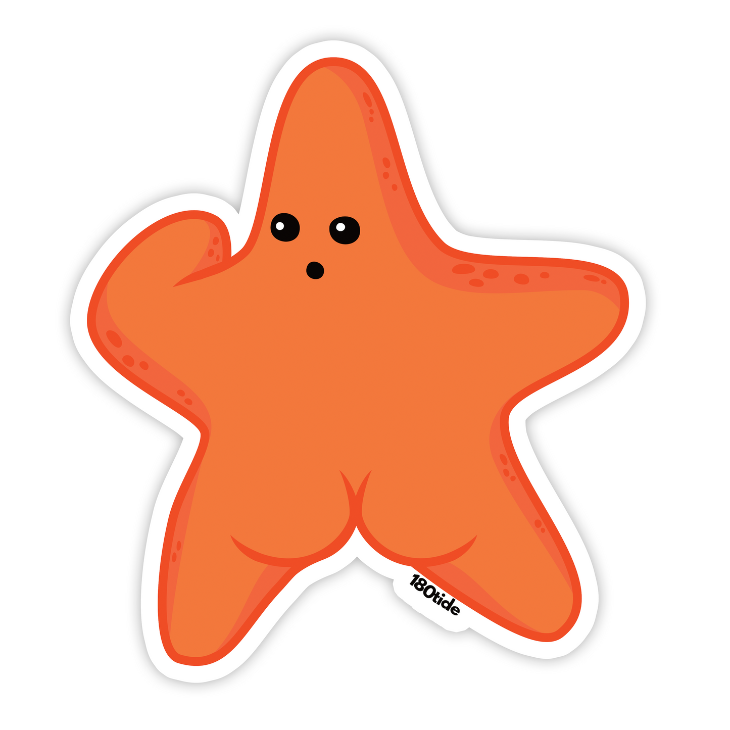 Starfish Buns Sticker