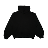 Takashi the Sushi Hammerhead Hoodie in Onyx black, back view