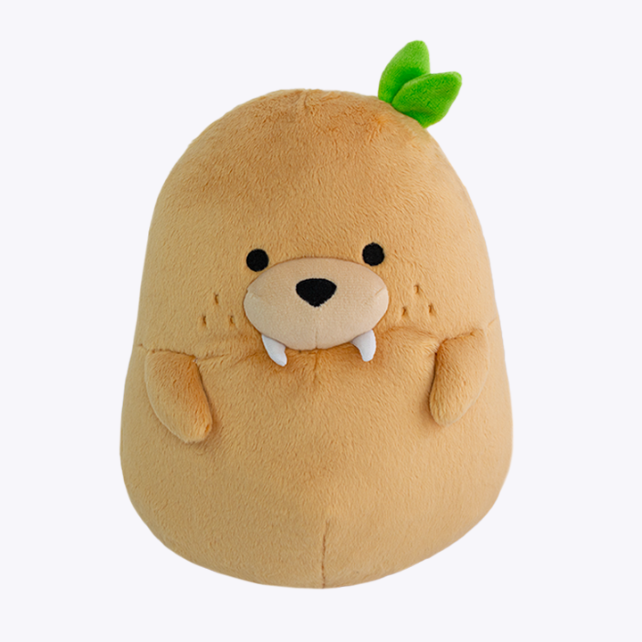 Tots the Potato Walrus Plush, front view