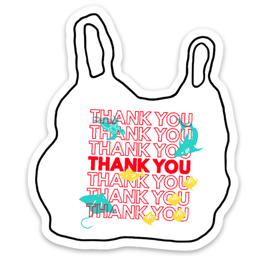 Thank You Bag Sticker