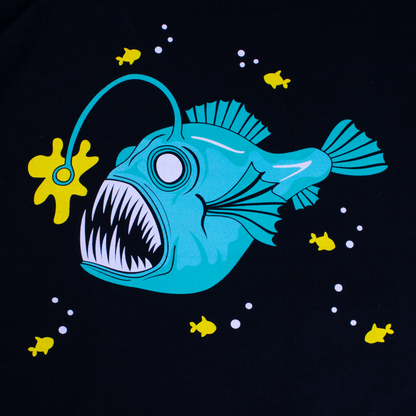 Angler Fish Black Hoodie