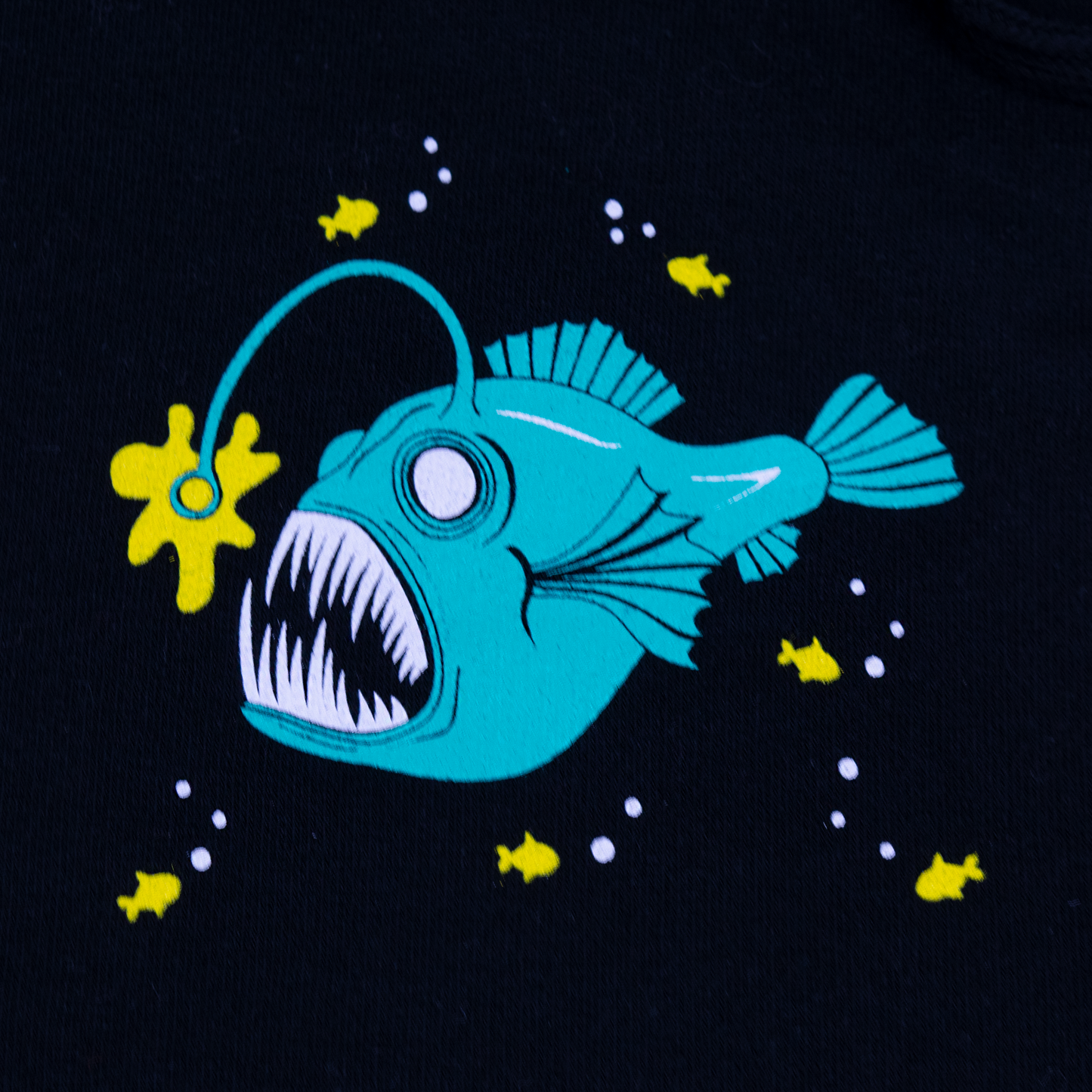 Angler Fish Black Hoodie