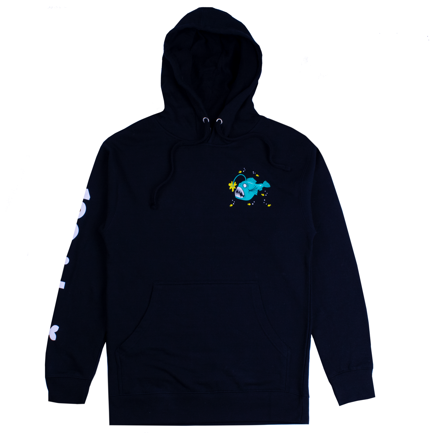 Angler Fish Black Hoodie