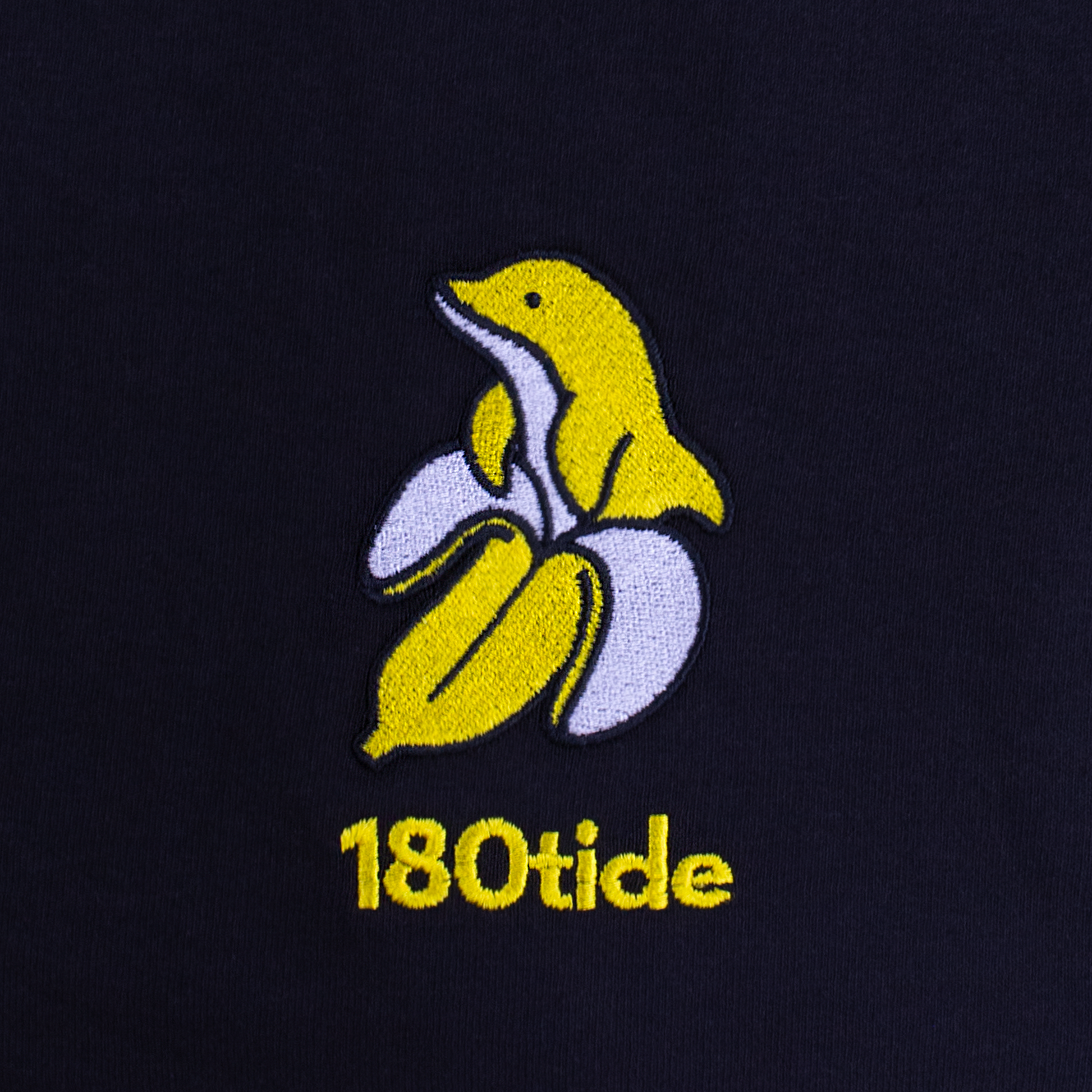 BanDan the Banana Dolphin Embroidery. Banana Dolphin Clothing.