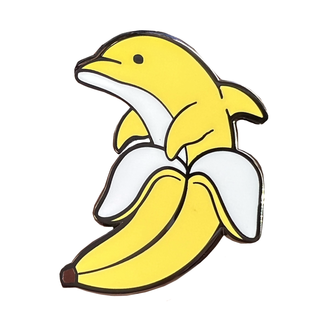 BanDan the Banana Dolphin Enamel Pin
