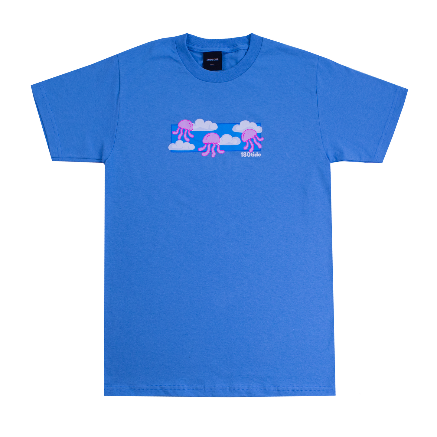 Jellyfish Skies Carolina Blue Short Sleeve Tee