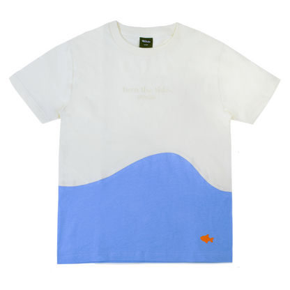 The Wave Split Oversized Short Sleeve Tee