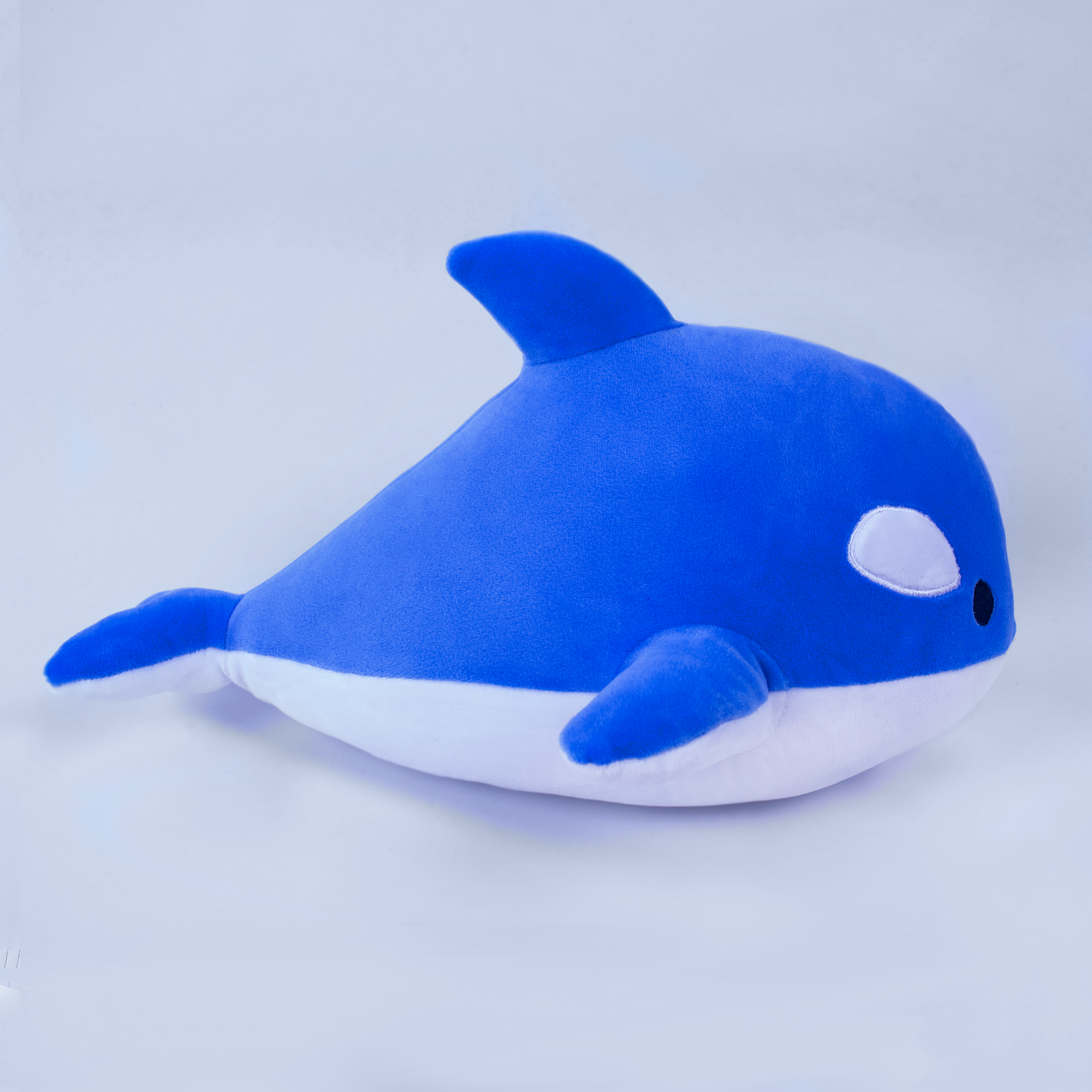 Calypso the Blueberry Orca Plush – Special Chonky Edition, side view other side